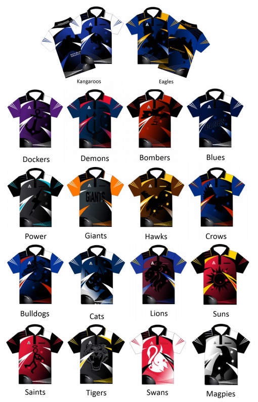Unisex Australian Football League Tournament Shirts 1