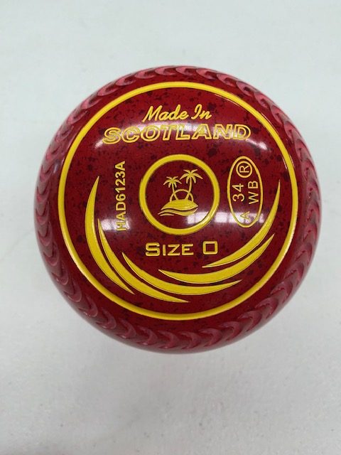 Taylor SRV Red /Maroon (Cherry Red) Palm Size 0 Crescent 34 Stamp 2 Taylor SRV Red /Maroon (Cherry Red) Palm Size 0 Crescent 34 Stamp - Image 2